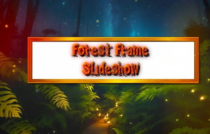 Forest Wedding 3D Photo Frame Slideshow